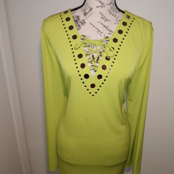 MICHAEL Michael Kors Tops - NWOT Michael Kors Designer Stretch Blouse (XL)